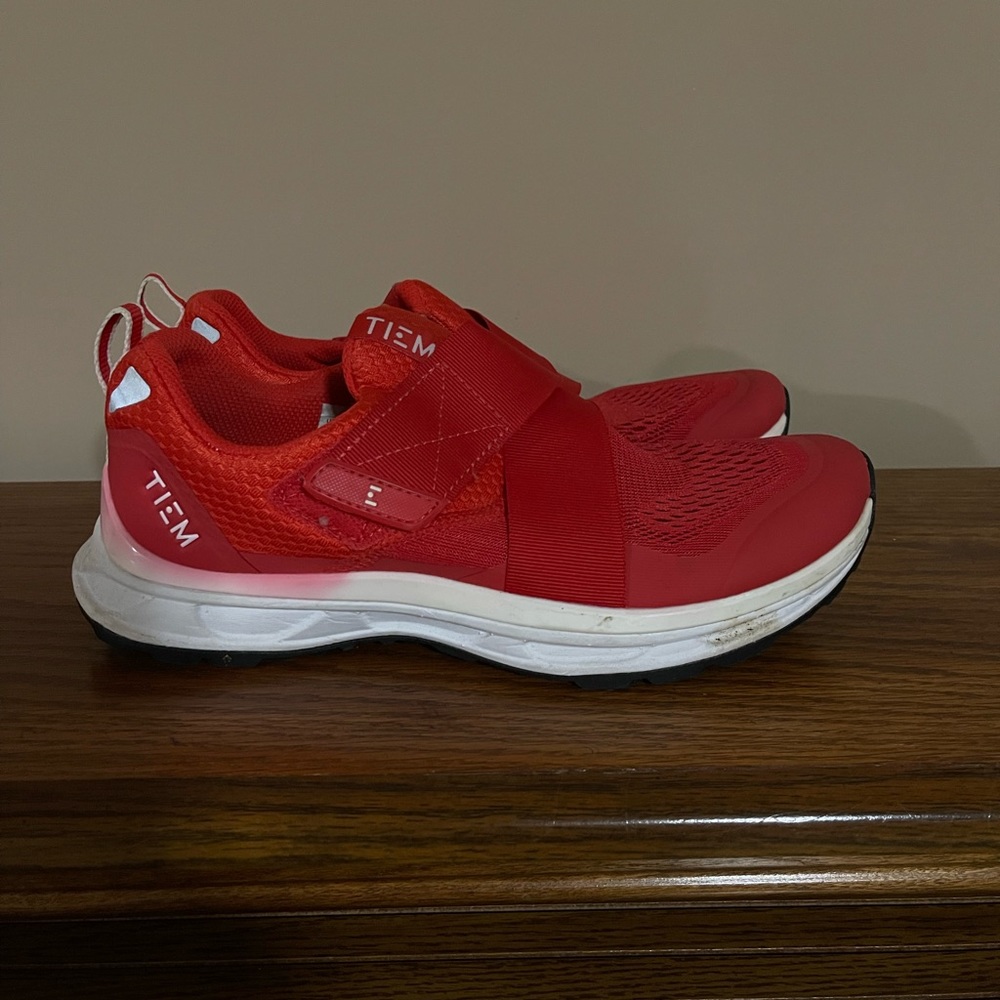 TIEMs Red Cycling Shoes